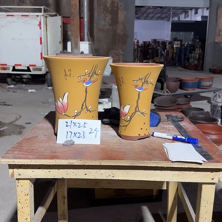 紫砂花花盆花盆花1