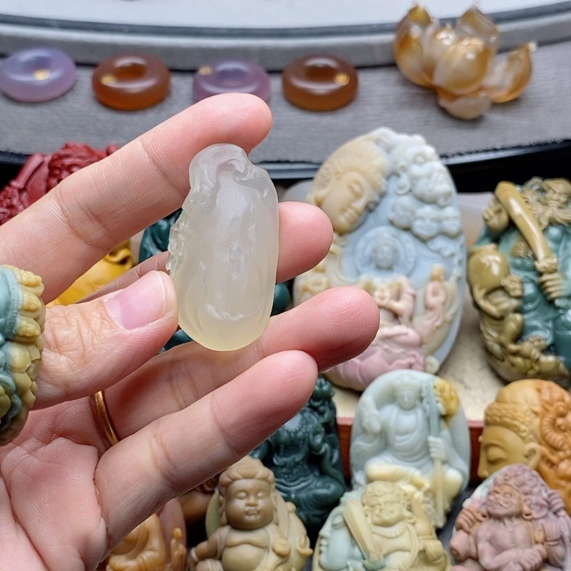 【闪购商品】未镶嵌吊坠定制玛瑙