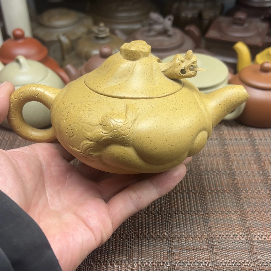 茶壶紫砂宜兴原矿紫砂壶300毫升容量