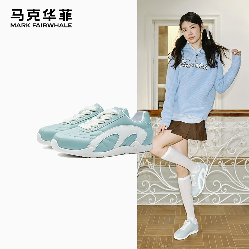 马克华菲2025秋季新款女鞋低帮板鞋潮鞋百搭时尚情侣鞋休闲德训鞋
