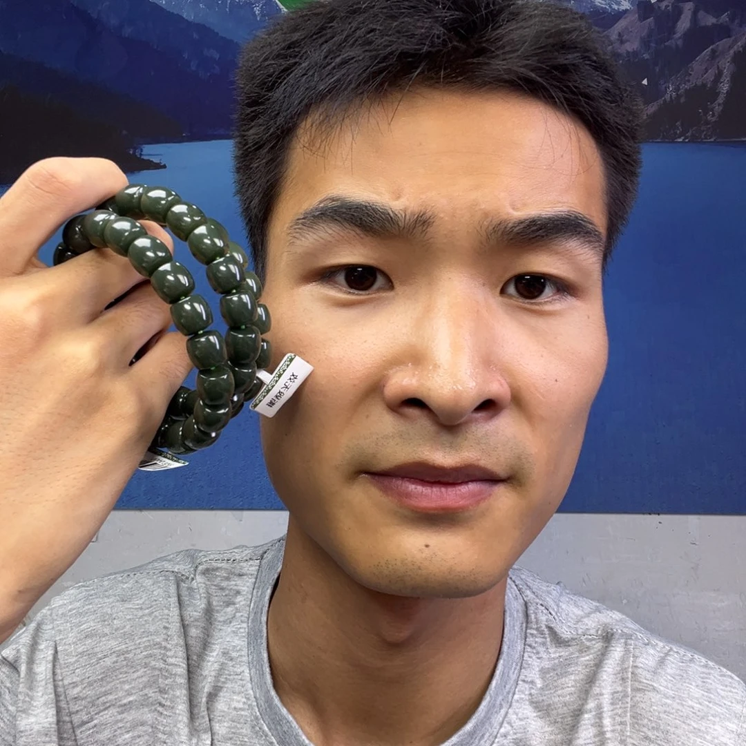 手链未镶嵌和田玉直切老料卡12多样性拍一发一