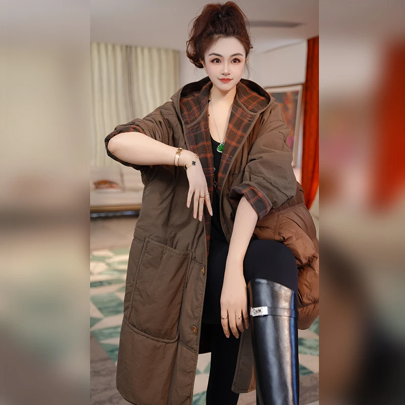 Linda姐高端线【多色】秋冬爆款复古高奢气质棉服外套AW4WMF0178