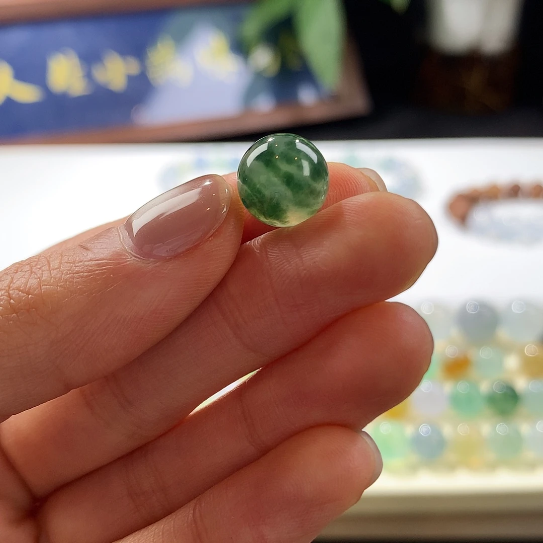 翡翠散珠翡翠珠子