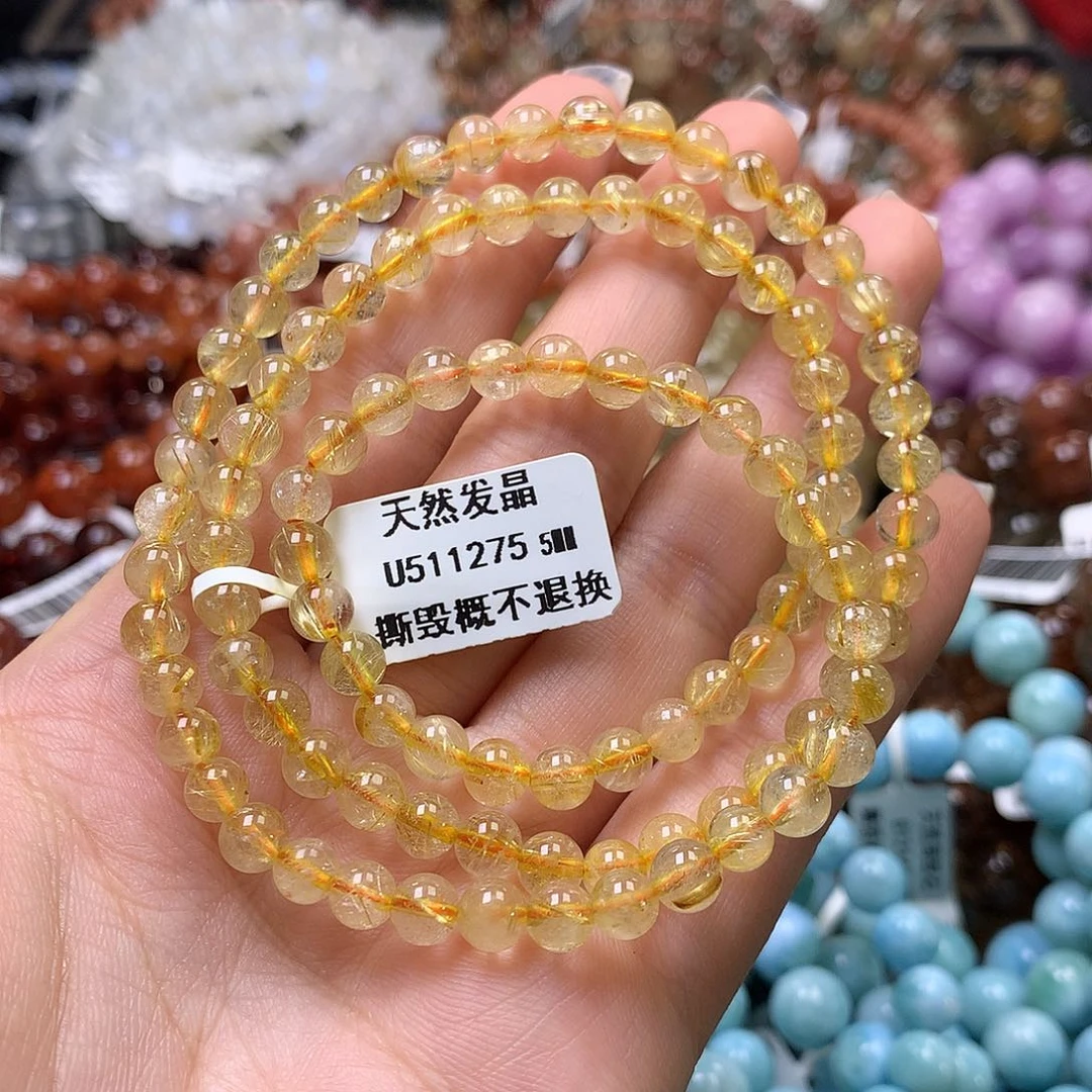 水晶手链未镶嵌，