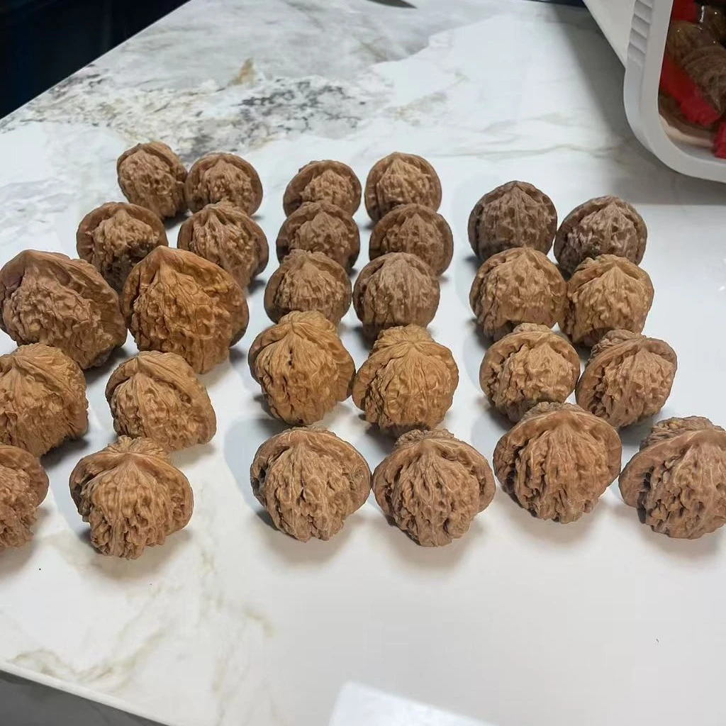 全品练手文玩核桃苹果园四座楼白狮子官帽品种桩型尺寸随机发