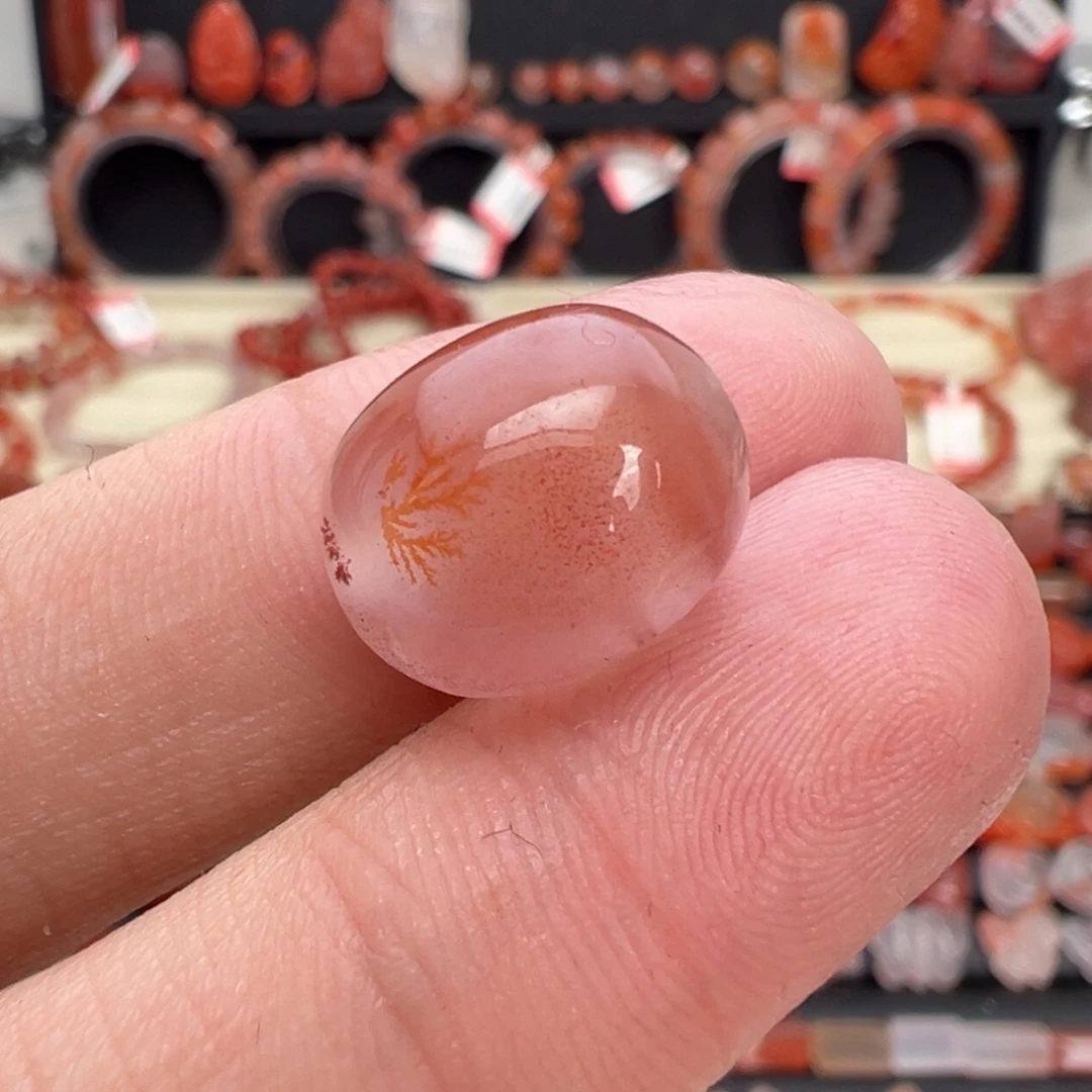 南红玛瑙未镶嵌颈饰枣珠