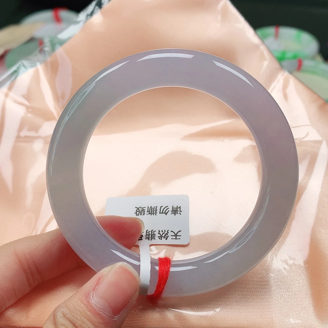 翡翠手镯（圆镯）未镶嵌天然翡翠手镯53