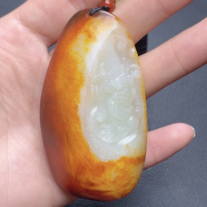 和田玉挂件未镶嵌T