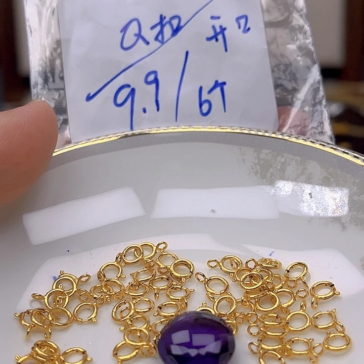 银S925镶嵌颈饰紫晶紫晶925镶嵌30