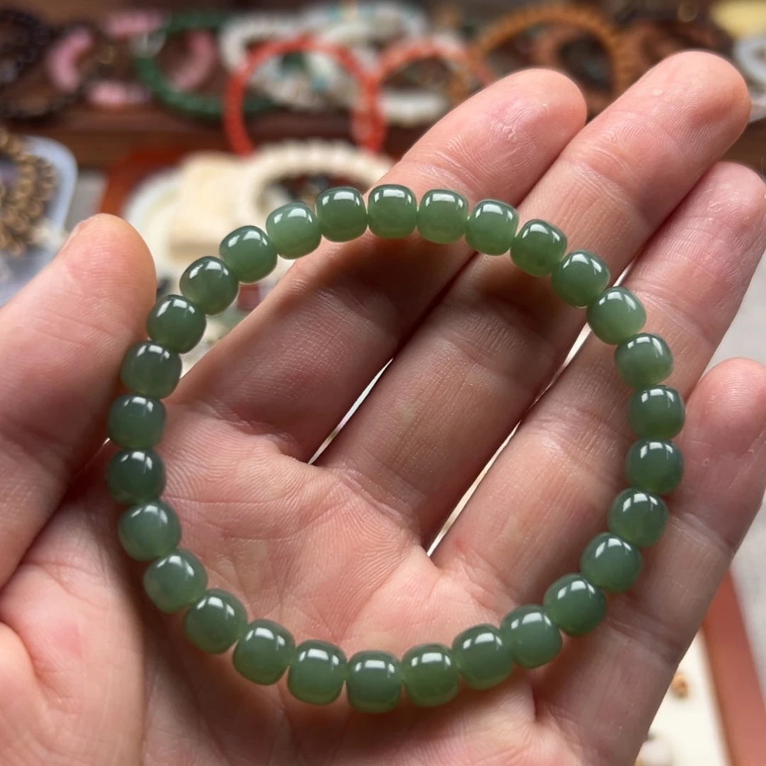 手链未镶嵌和田玉（碧玉）福利品！！！！！