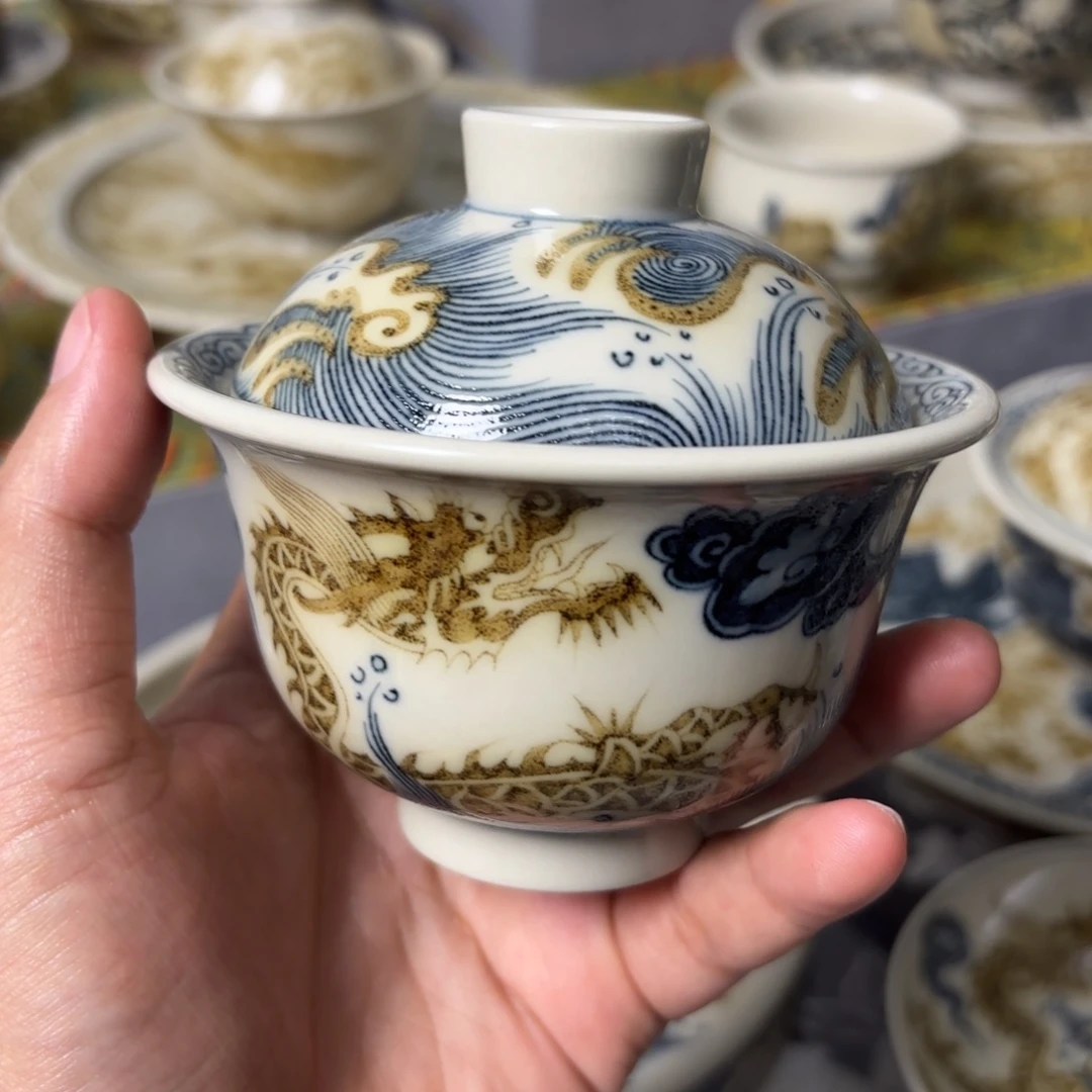 摆件景德镇手绘茶器