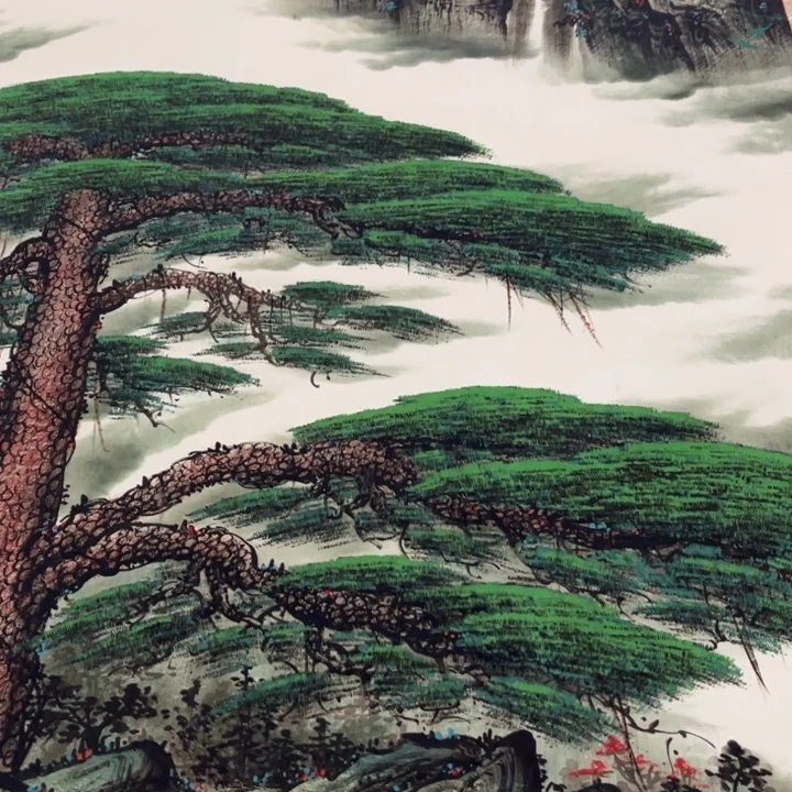 横款中堂，字画，臻弘