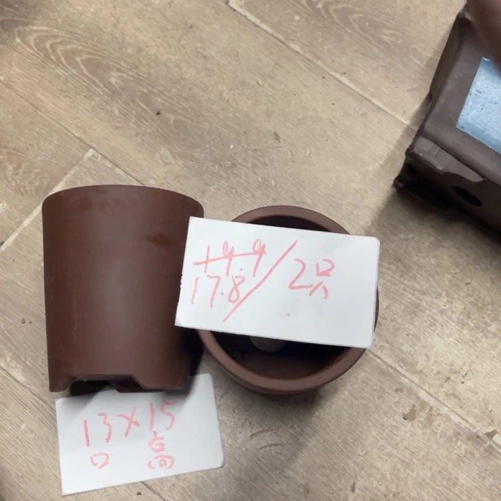 紫砂紫砂花盆破损包损