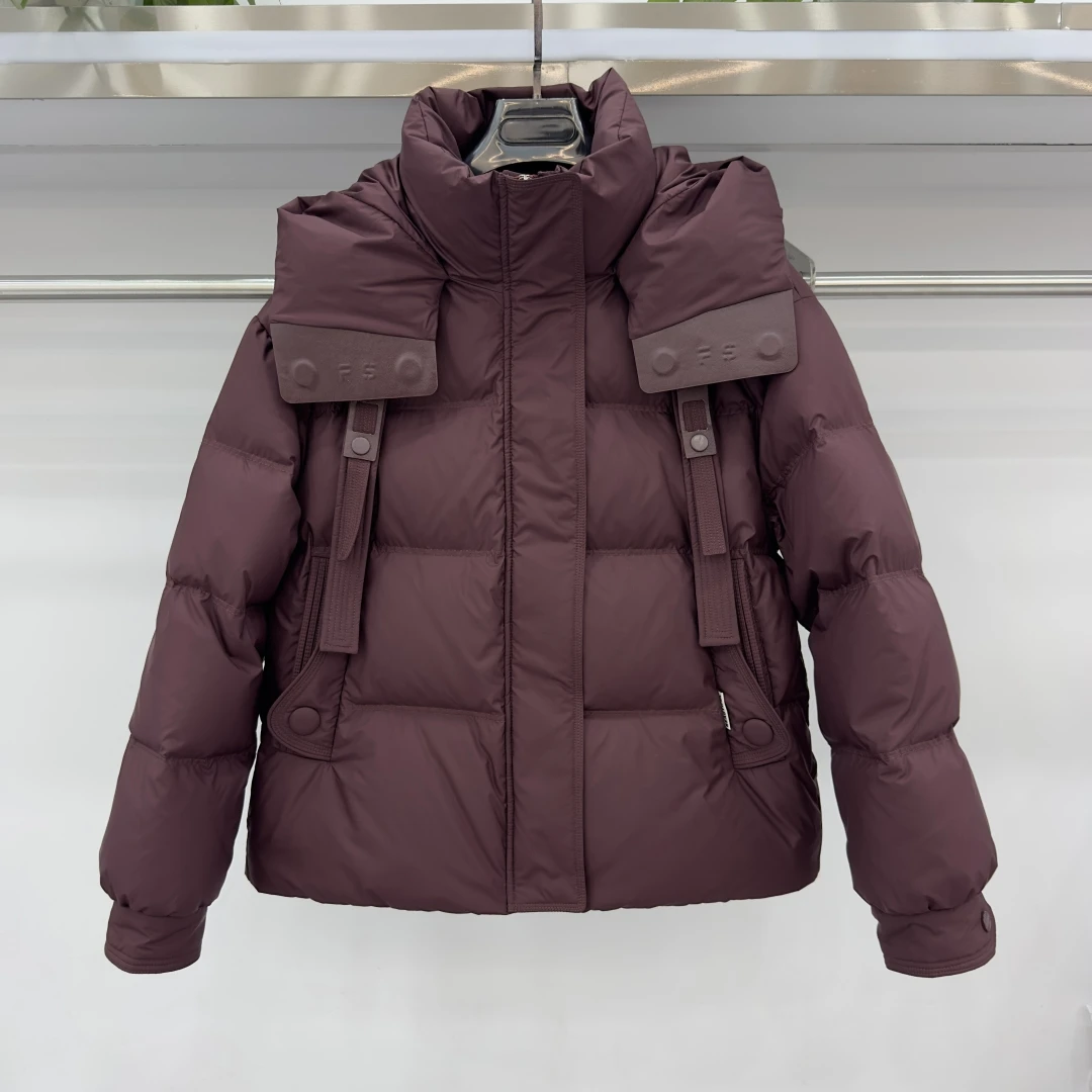 商场同款洋气高档短款羽绒服女冬2024新款时尚百搭白鸭绒上衣外套