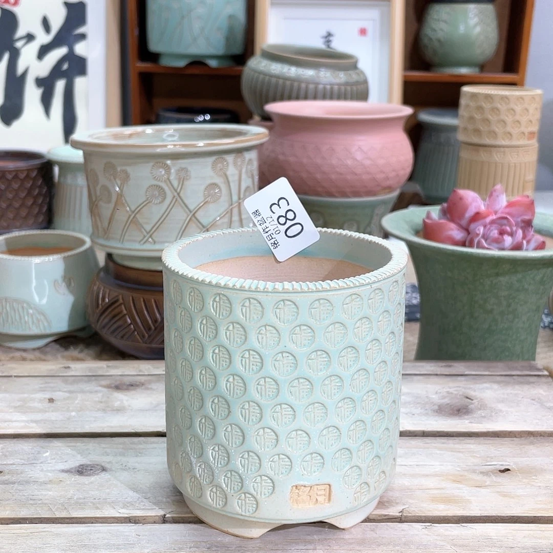 多肉陶瓷 083 内口7.5 cm