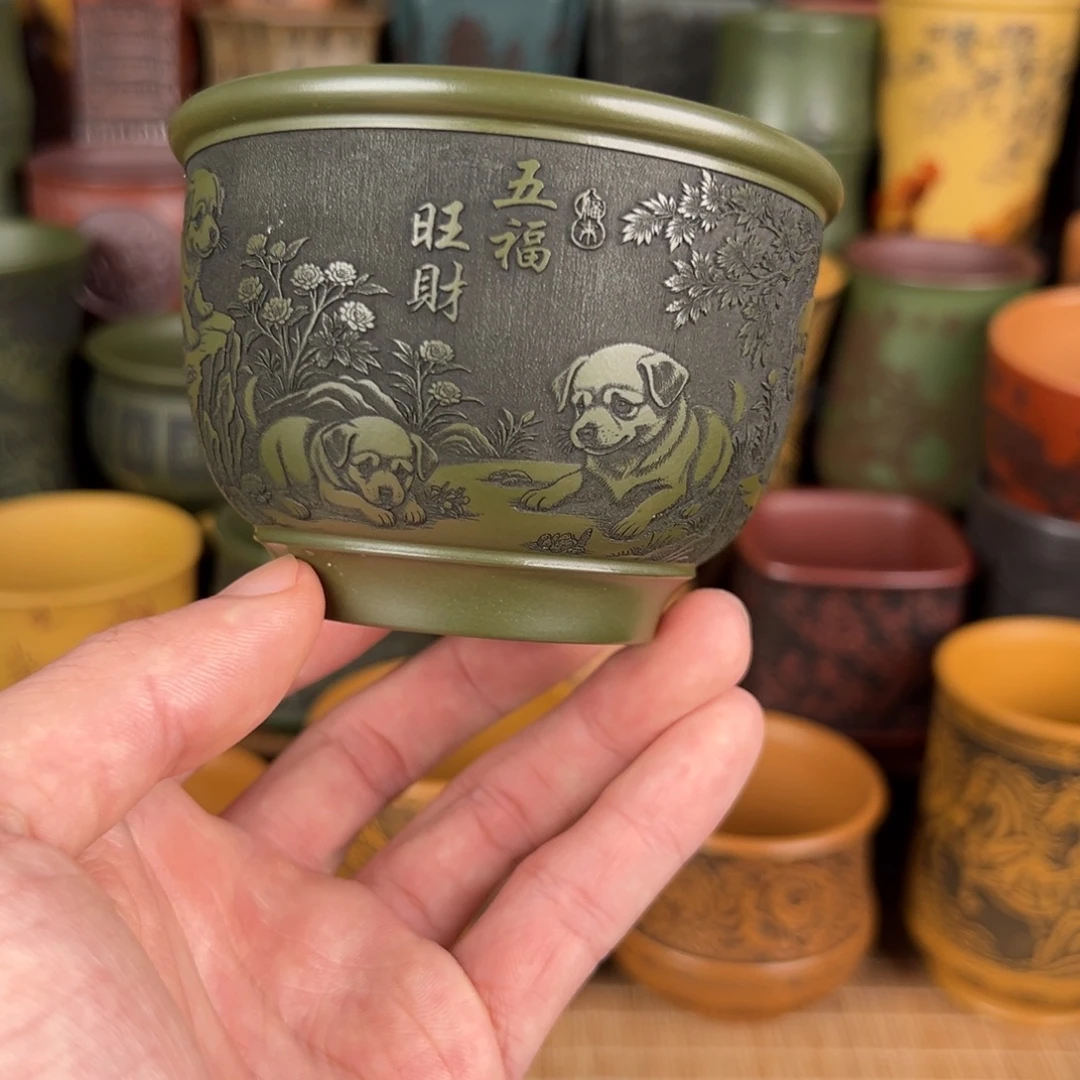 茶杯紫砂宜兴原矿紫砂杯