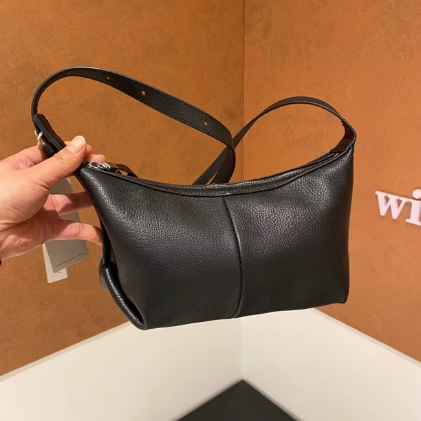 【头层牛皮】真皮女包单肩斜挎包8004