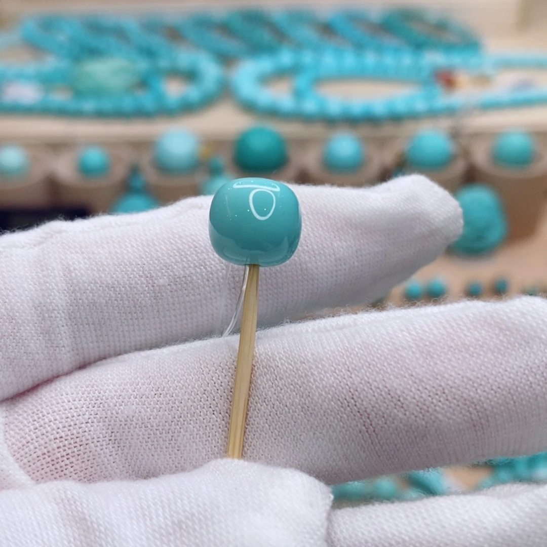 绿松石未镶嵌珠宝奇石10mm