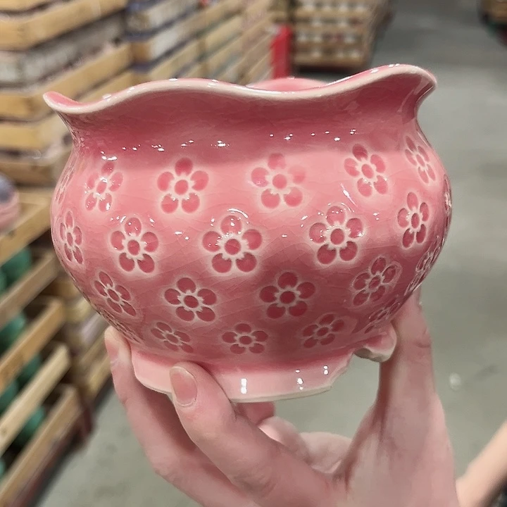 陶瓷陶瓷多肉植物花盆