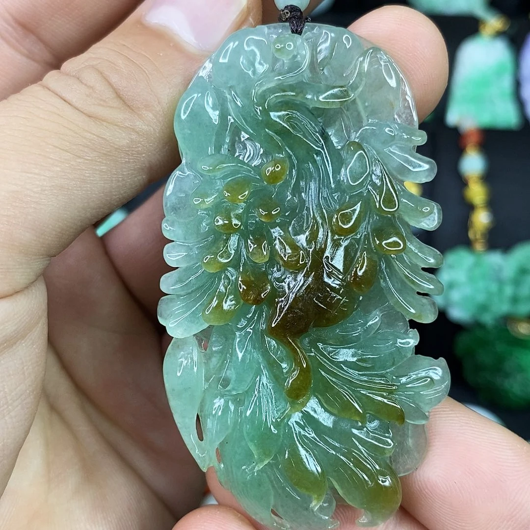 颈饰未镶嵌翡翠吊坠