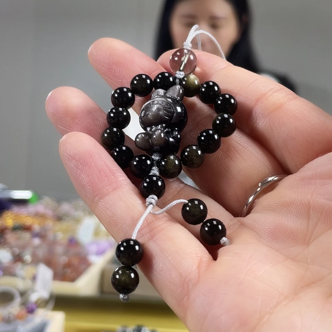 水晶手链未镶嵌黑