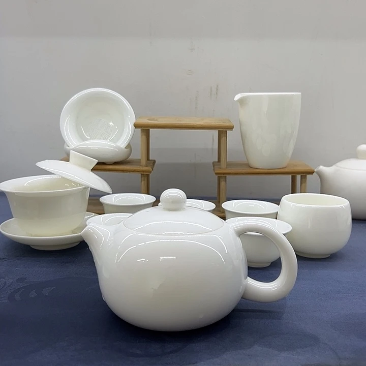 德化白瓷300毫升大壶套装