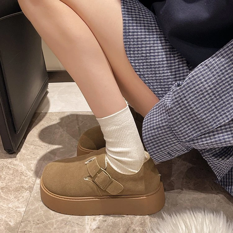 【二棉】901百搭 新款舒适厚底设计感休闲鞋增高