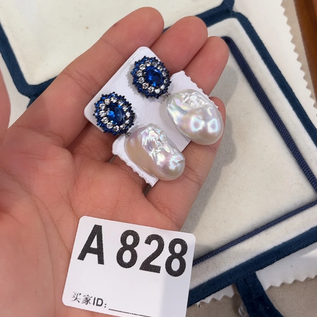 耳饰淡水珍珠合金