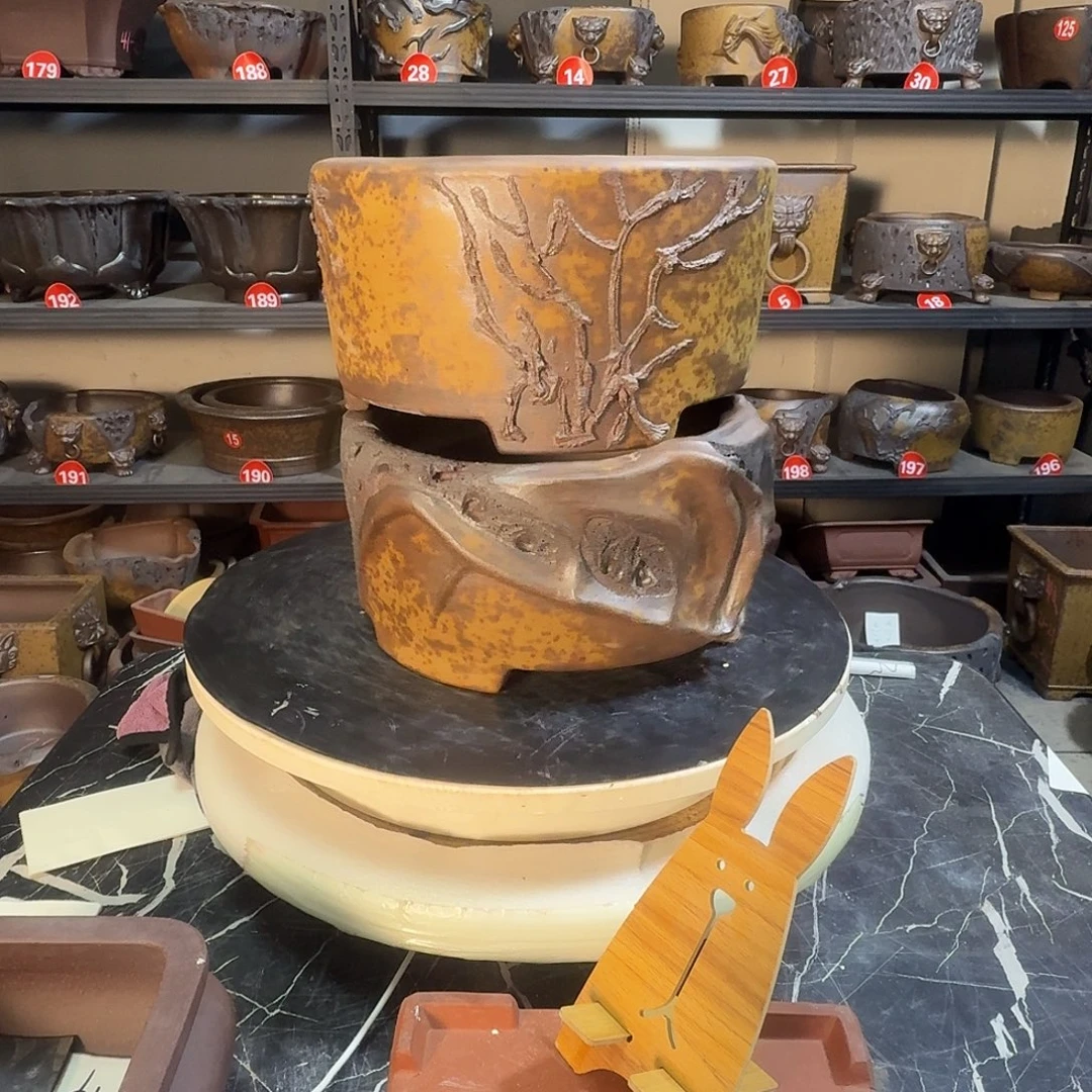 9***吴紫砂花盆紫砂花盆