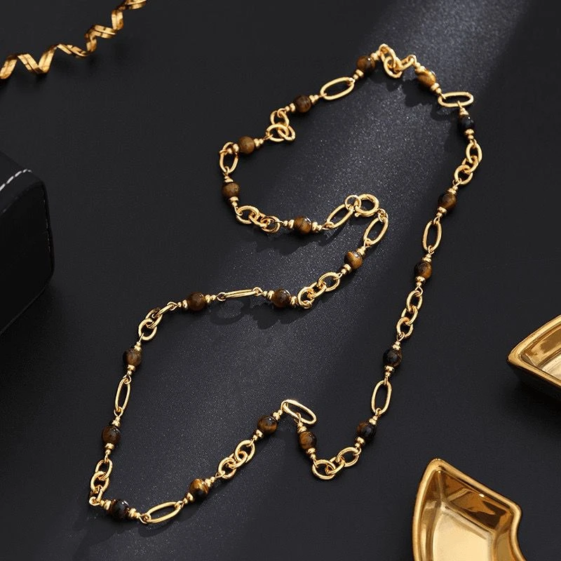 铜合金项链 《货号6900》复古美拉德项链