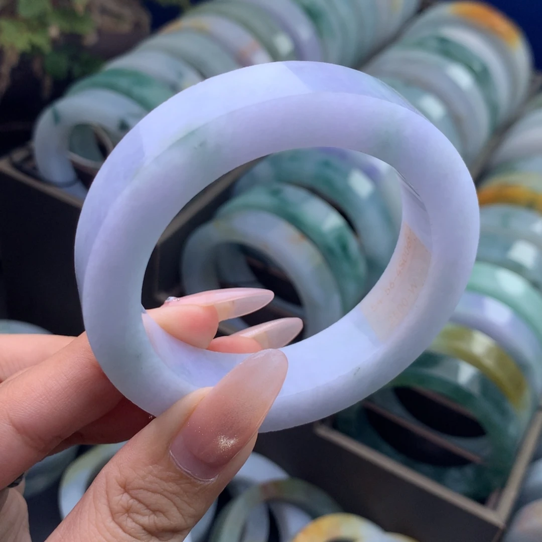 定制翡翠未镶嵌手镯不退不换