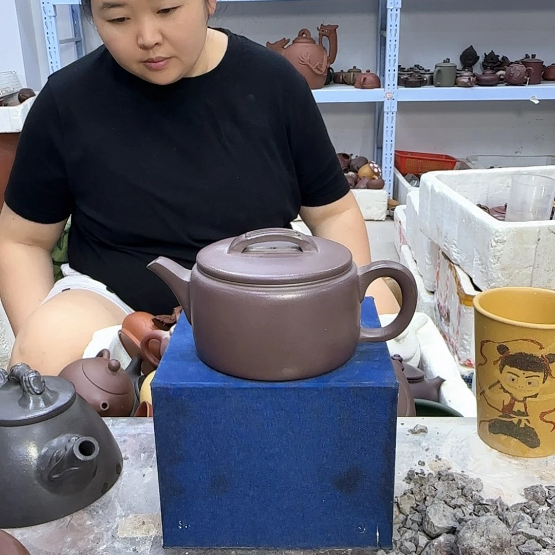 紫砂茶壶宜兴紫砂壶壶瑕疵处理