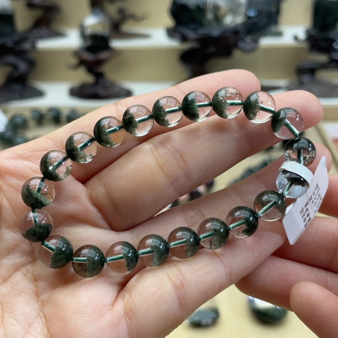 水晶手链未镶嵌绿幽灵手链