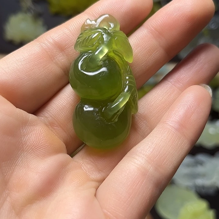未镶嵌蛇纹石玉发饰