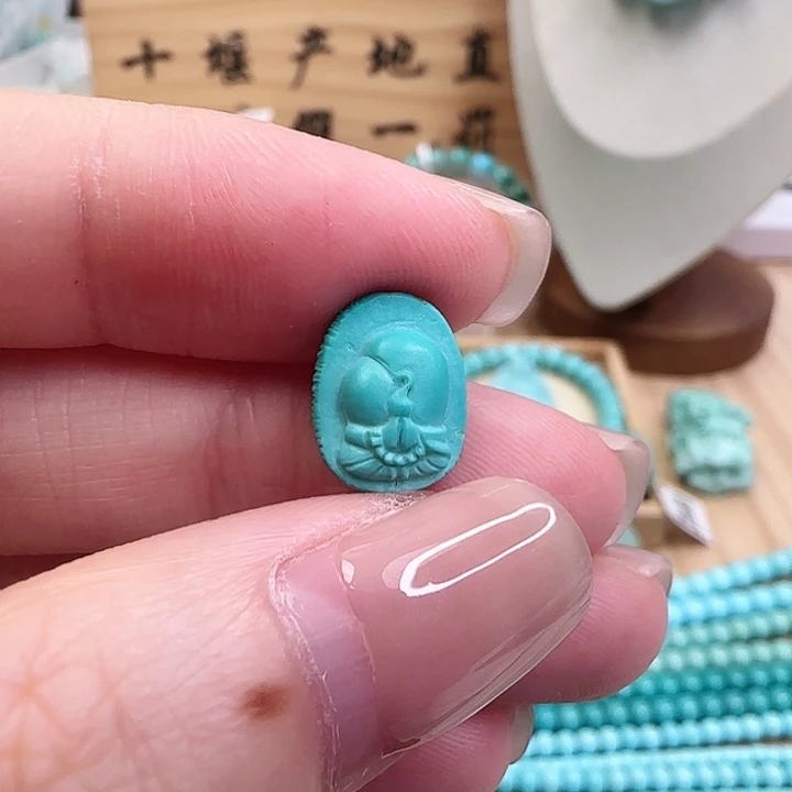 绿松石未镶嵌X 100   宝宝佛卡12+