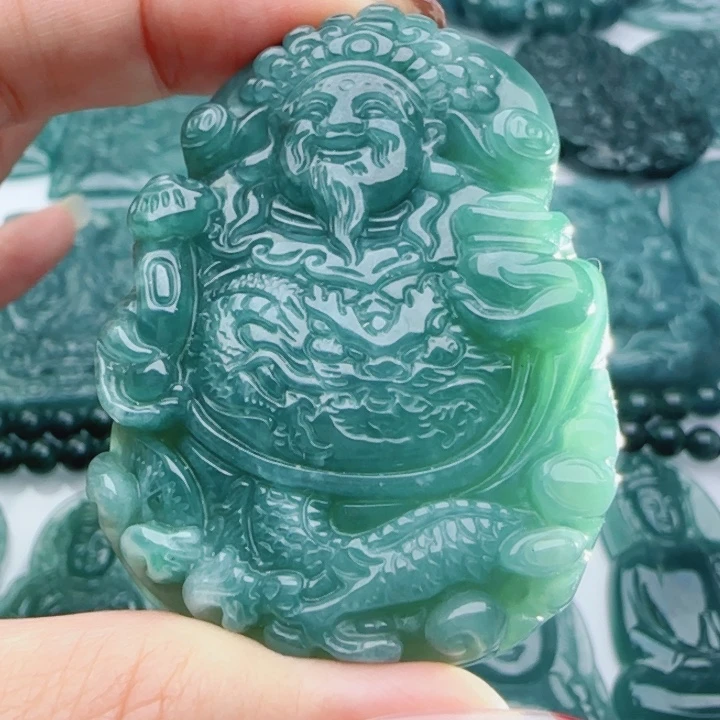 翡翠未镶嵌颈饰多样性发货天然A货翡翠