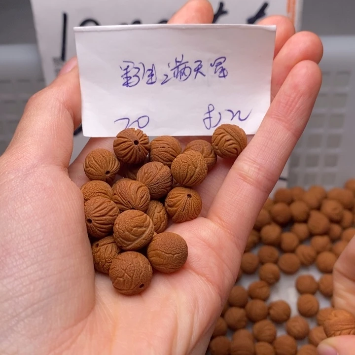 桃核手串11mm左右野生满天星20颗（打孔）