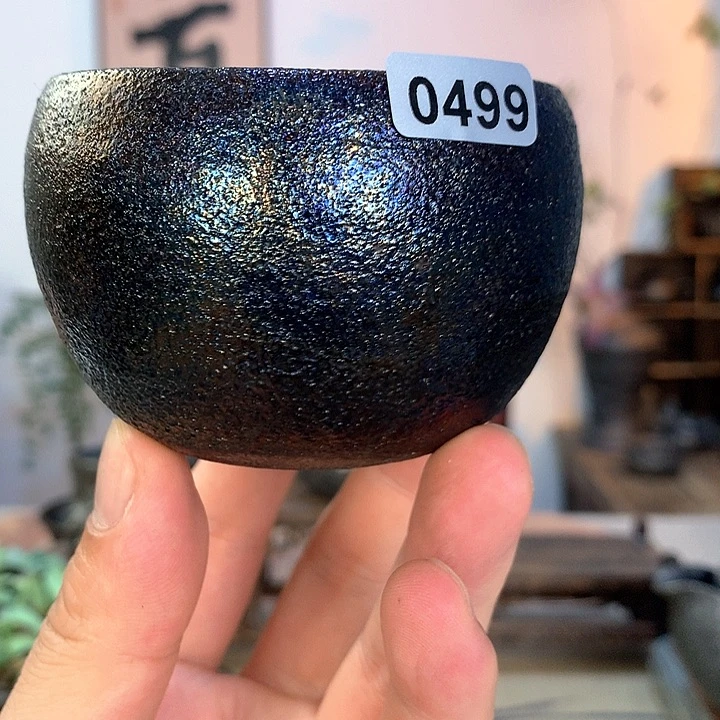 荥经黑砂馒头窑特价杯～中细复烧款
