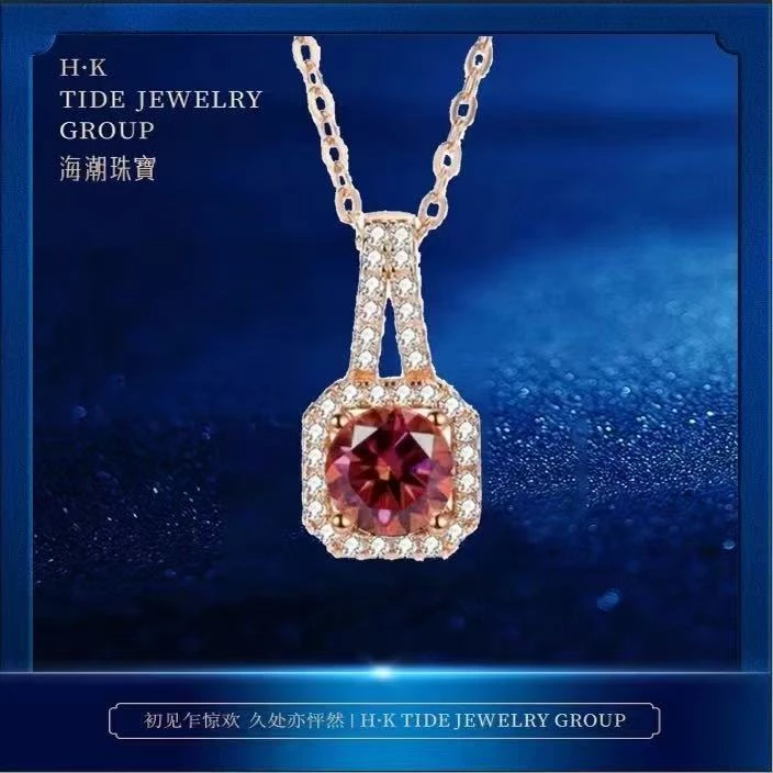 小方糖气质项坠吊坠  链子通体电镀18k金（含同款戒指）