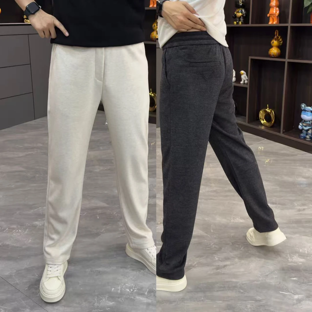 早秋新款男净版时尚直筒裤垂感网红裤子男款秋冬款