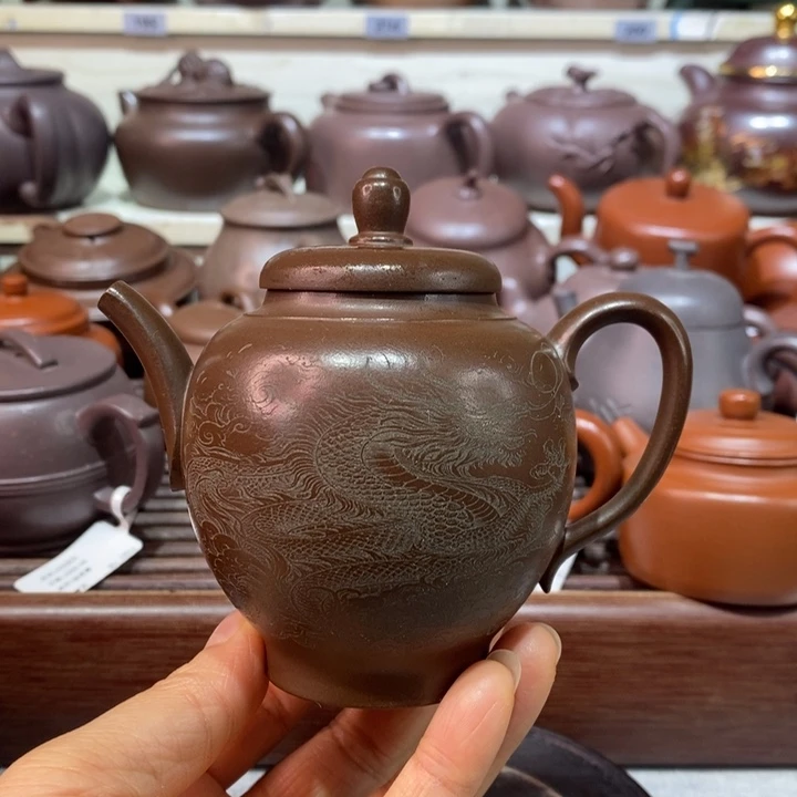 紫砂茶壶微瑕处理一把180cc