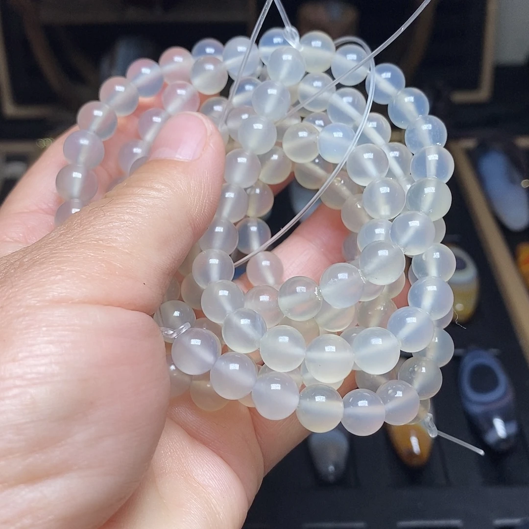 长***策玛瑙/玉髓未镶嵌颈饰