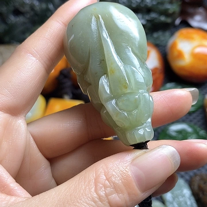 和田玉把件未镶嵌