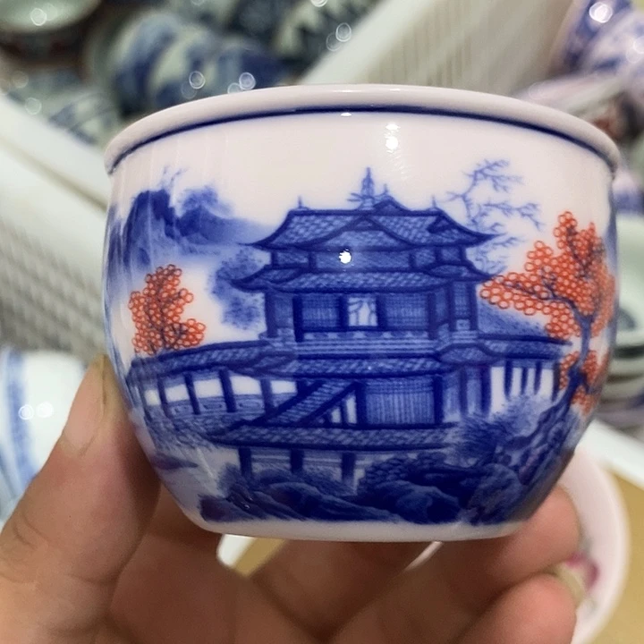 摆件景德镇陶瓷主人杯13455