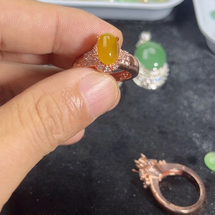 翡翠裸石A货缅甸翡翠