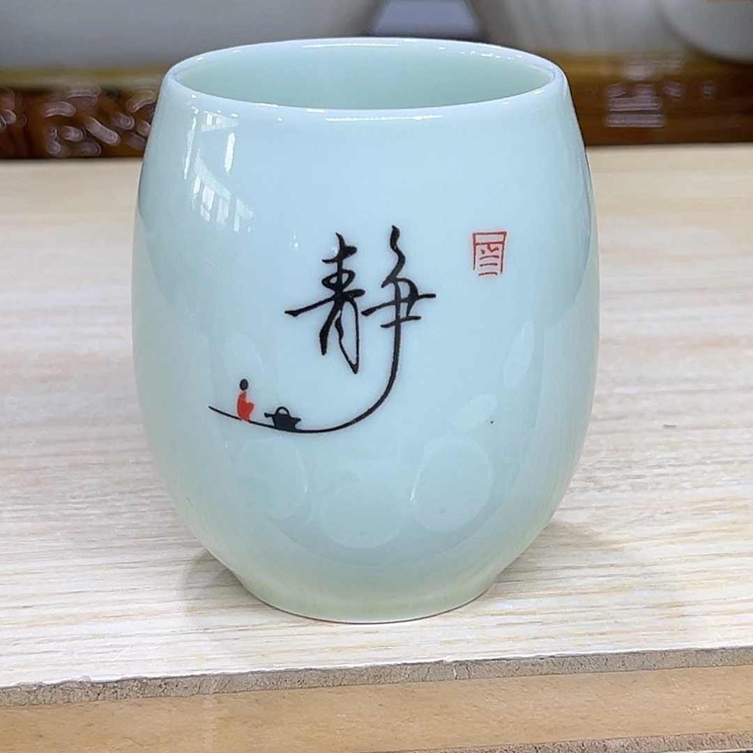 陶瓷绿植多肉微瑕花盆口径5.5*8无孔