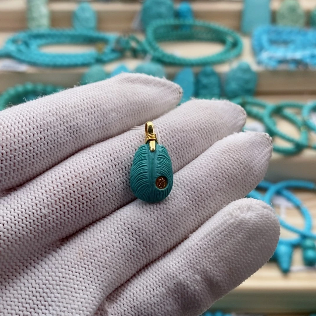 绿松石珠宝奇石未镶嵌