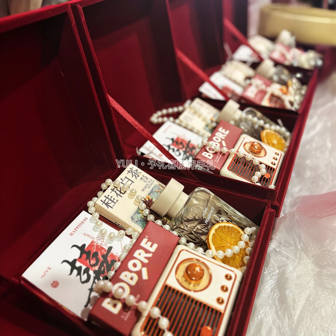 【予礼伴手礼】原图直出丝绒伴手礼diy结婚闺蜜伴娘礼盒高颜值小众