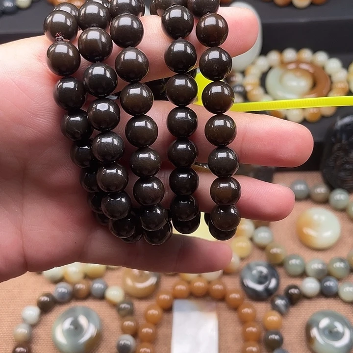 手链未镶嵌和田玉（糖玉）多样性发货拍一发一