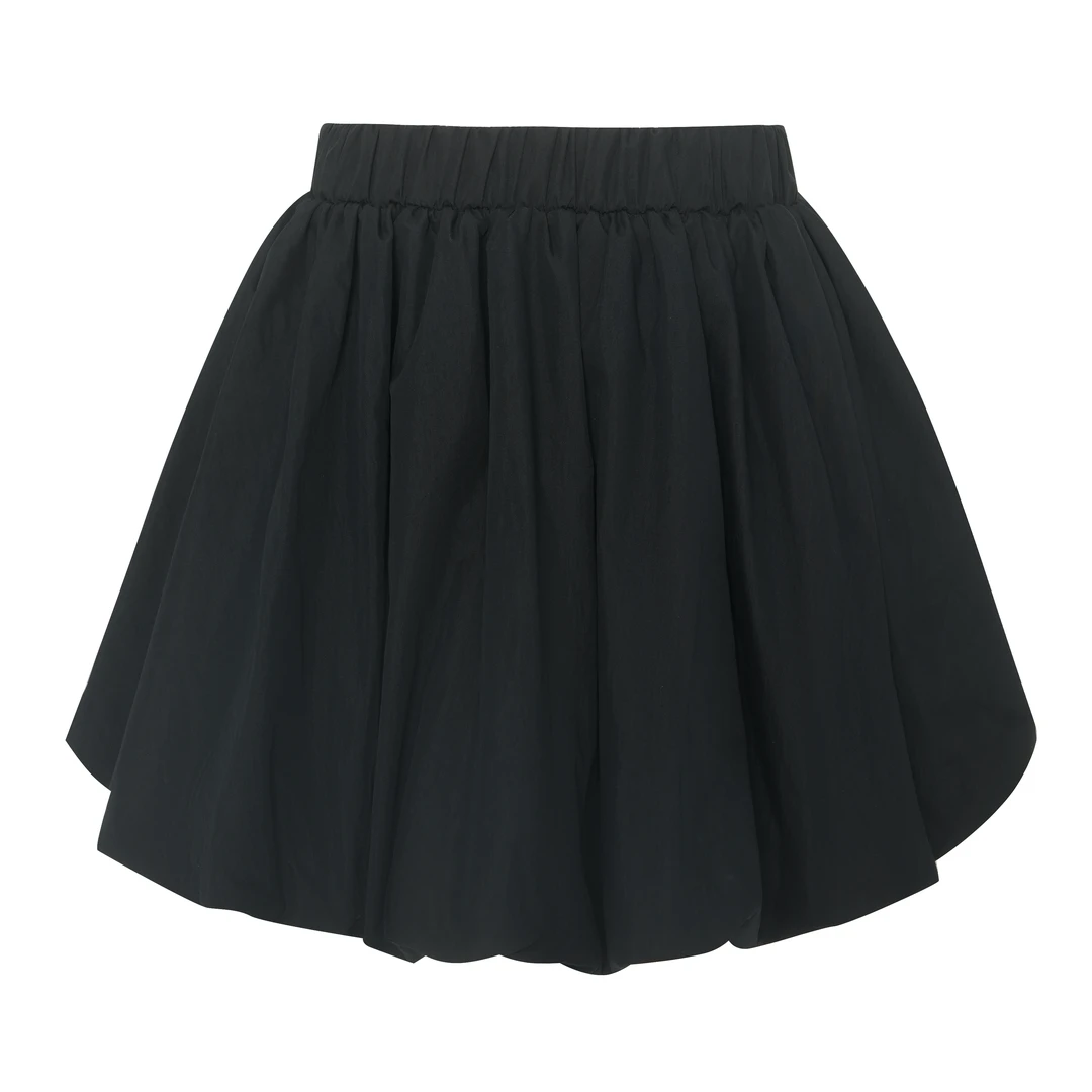 2025春夏新款时尚百搭休闲少女感韩系花苞短半身裙【207786】